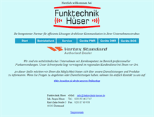 Tablet Screenshot of funktechnik-hueser.de